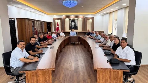 Çamlıyayla'da "Orman Yangınlarıyla Mücadele Değerlendirme Toplantısı " Yapıldı