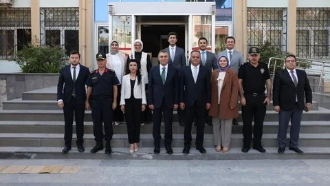 Vali Toros, Mut Adalet Sarayına Ziyarette Bulundu