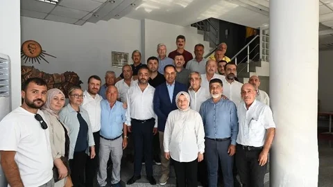 Milletvekili Kıratlı, Mersin ESOB'ta Esnaf Oda Başkanlarıyla Görüştü