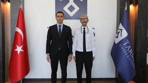 Kaymakam Avcı, Tarsus Üniversitesi Rektörü Özen İle Görüştü