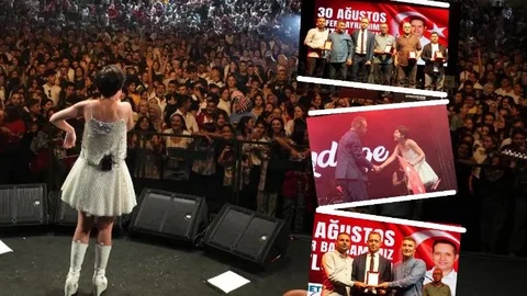 Çamlıyayla Zevzek Tepesi'nde 30 Ağustos Zafer Bayramı Coşkusu