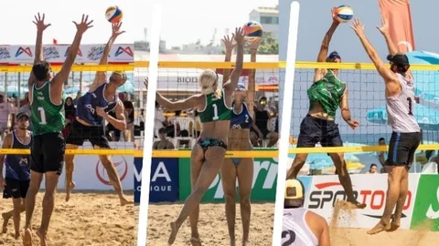 Mersin Büyükşehir’in Düzenlediği Uluslararası Plaj Voleybolu Heyecanı Kızkalesi’nde Başladı