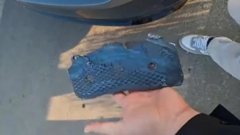 Mersin Erdemli Çevre Yolunda Demir Parça Kazaya Yol Açtı