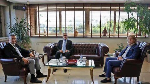 Mersin Cumhuriyet Başsavcısı Ahmet Çelikkol'dan MTSO'ya İade-i Ziyaret