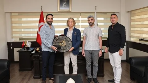 Yapı Denetim Kuruluşları Birliği Mersin Şube Başkanı Güney Sağır'dan MTSO'ya Ziyaret