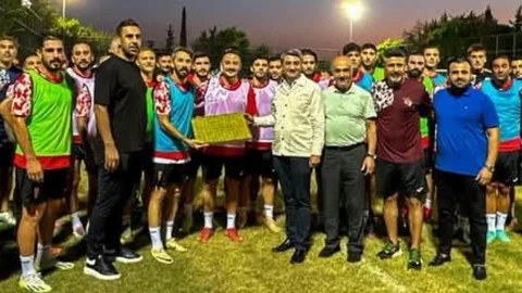 DEVA Partisi Mersin Milletvekili Mehmet Emin Ekmen'den Mersin İdmanyurdu'na Ziyaret