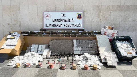 Mersin'de Jandarmadan Akdeniz ve Toroslar'da Kaçak Makaron Operasyonu