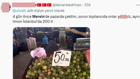 İstanbul’da Uçan Limon Fiyatına, Mersin Pazarından Örnekle İstanbullulardan Tepki