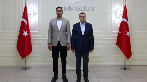 Yeni Mersin İdman Yurdu Yönetiminden, Mersin Valisi Atilla Toros’a Ziyaret