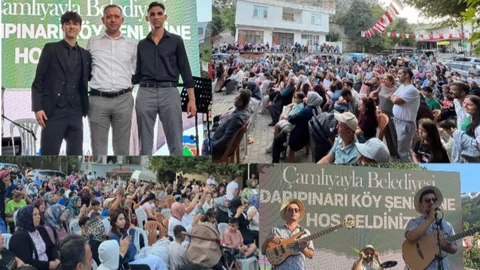 Çamlıyayla'da Darıpınarı Köy Şenliği'ne Yoğun İlgi