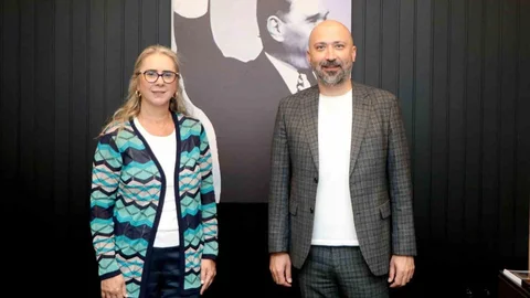 Aydın'da Milletvekili Çankırı, Başkan Arıkan ile bir araya geldi