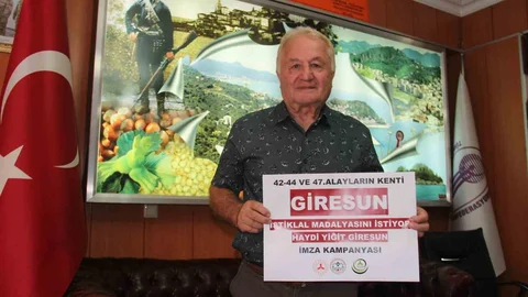 Giresun’da Yiğit unvanı için imza kampanyası açıldı