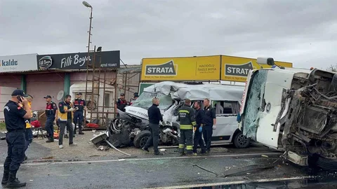 Tekirdağ'da feci kaza