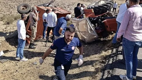 Şırnak’ta traktör devrildi