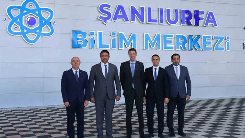 AB Delegasyonu Başkanvekili Vilcinskas, Şanlıurfa Bilim Merkezi'ni ziyaret etti