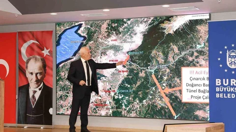 Bursa'da Başkan Bozbey, su kaynakları hakkında açıklamalarda bulundu