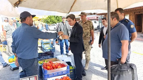 Erzincan'da Kaymakam Arıkan incelemelerde bulundu