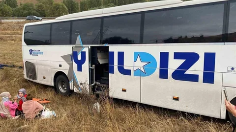 Sivas'ta otobüs kazası