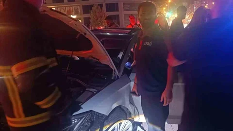 Batman'da otomobil takla attı: 2 yaralı