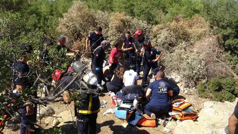 Antalya'da define ararken meydana gelen faciada 1 kişi hayatını kaybetti, 2 kişi yaralandı.