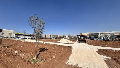 Şanlıurfa'da yeni yeşil alan çalışması
