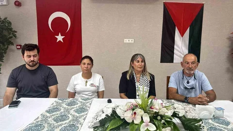 Muğla'da Gazze İçin Mücadele Eden Aktivist Boughani Açıklamalarda Bulundu