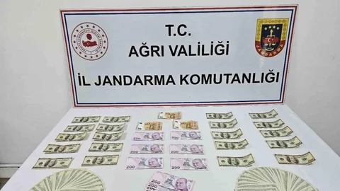 Ağrı'da sahte para operasyonu