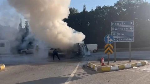 Sultanbeyli'de meydana gelen kaza, büyük paniğe yol açtı.