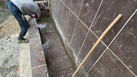Bilecik'te Aşağıpınar Çeşmesi temizlendi