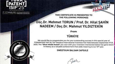 Muğla'da akademisyene patent ödülü