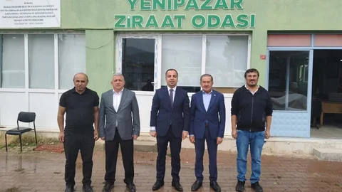 Bilecik'in Yenipazar ilçesinde Kaymakam Uçar sağlık ve tarım alanında incelemelerde bulundu.