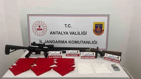 Antalya'da uyuşturucu operasyonu düzenlendi