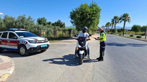 Antalya'da motosiklet denetimi yapıldı