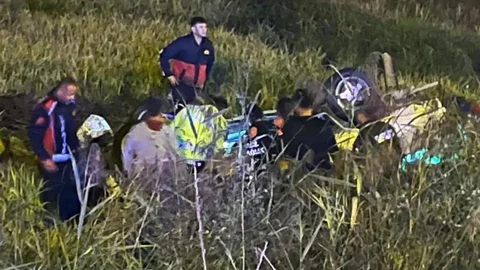 Sinop'ta Kontrolden Çıkan Araç Tarlaya Uçtu