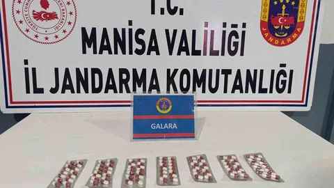 Manisa'da uyuşturucu hapla yakalanan şüpheli tutuklandı