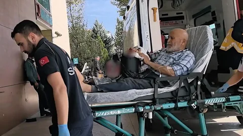 Bursa'da spiralle yaralanan yaşlı adam hastaneye sevk edildi