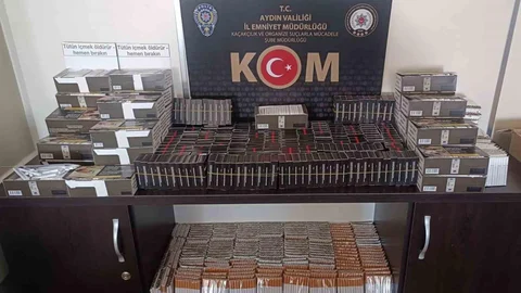 Aydın’da kaçak tütün ve elektronik sigara operasyonu