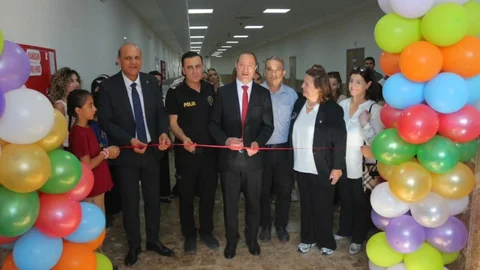 Tarsus'ta Yenilenen Fevzi Çakmak İlkokulu Özel Eğitim Sınıfları Törenle Açıldı