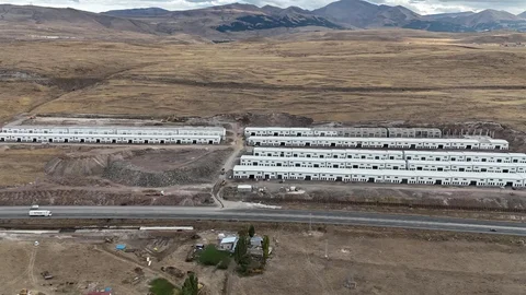 Erzurum'da Mobilyacılar Sitesi inşaatı sürüyor