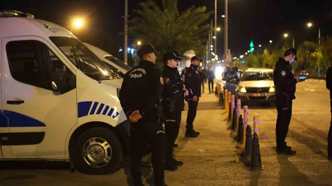 Karaman'da üniversite çevresinde güvenlik uygulaması