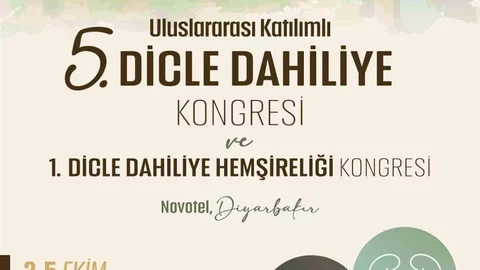 Diyarbakır'da Dicle Dahiliye Kongresi, 3-5 Ekim 2025 tarihleri arasında düzenlenecek