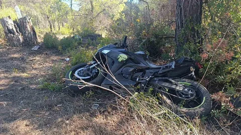 Antalya'da Motosiklet Kazası