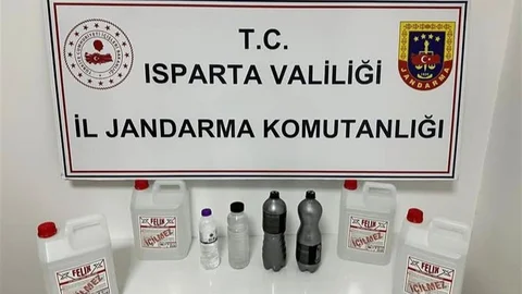 Isparta'da kaçak içki operasyonu