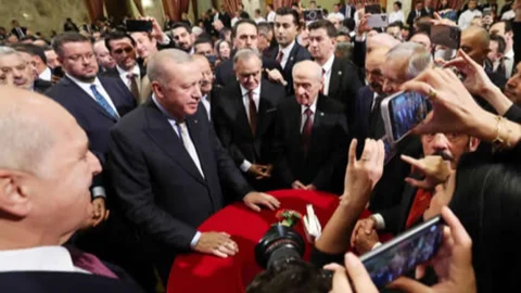 Cumhurbaşkanı Erdoğan, TBMM Yeni Yasama Yılı Resepsiyonuna Katıldı
