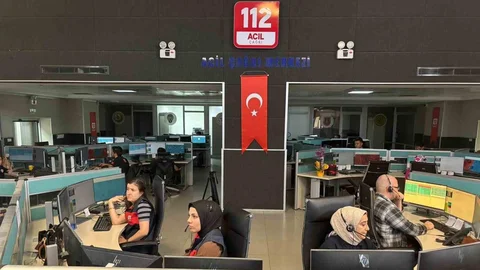 Gaziantep'te 112 Acil Çağrı Merkezine gelen çağrıların büyük bir kısmı asılsız