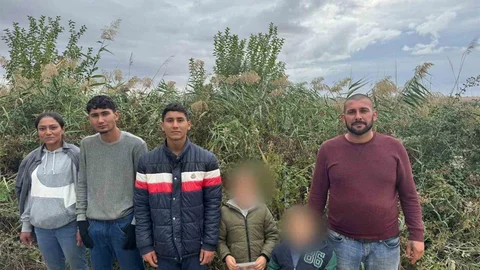 Edirne'de 6 kaçak göçmen yakalandı