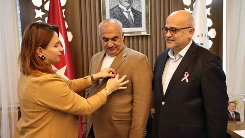 Aziziye'de Meme Kanseri Farkındalığı Ziyareti