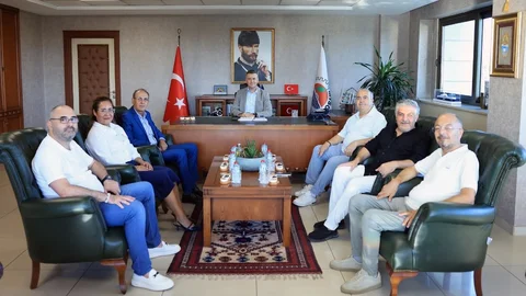 Mersin TSO Başkan Çakır, Başkan Orman İle Görüştü