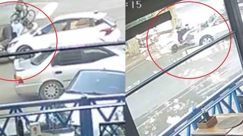 Adana'da motosikletli kadına 22 gün arayla ikinci kez otomobil çarptı