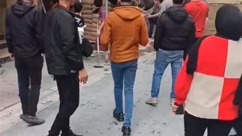 İstanbul'da Kum Yükleme Kavgası